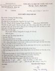 Giấy biên nhận